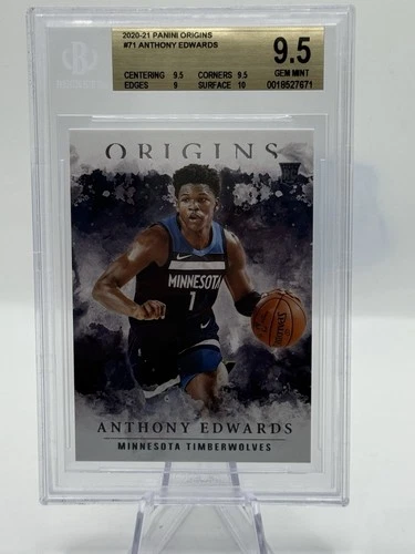 2020-21 Panini Origins #71 Anthony Edwards RC BGS 9.5