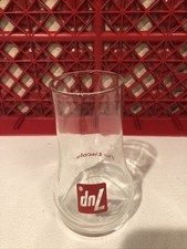 7-UP Upside Down Glass, 6" Tall, 7UP The Uncola Drink, VTG Great Soda