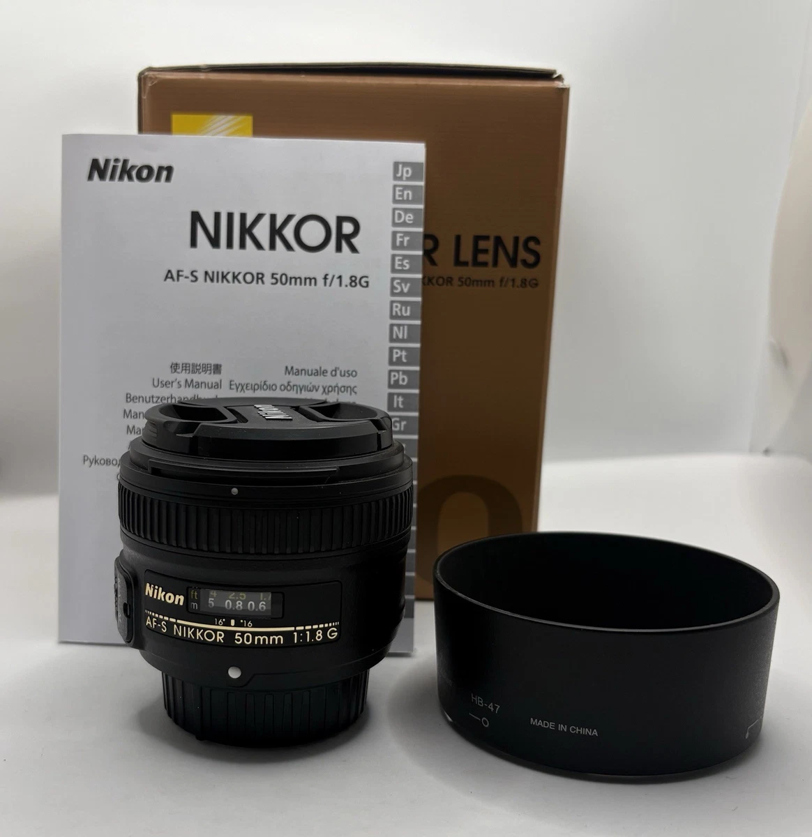 Nikon NIKKOR AF-S f/1.8 Camera Lenses 50mm Focal for sale | eBay