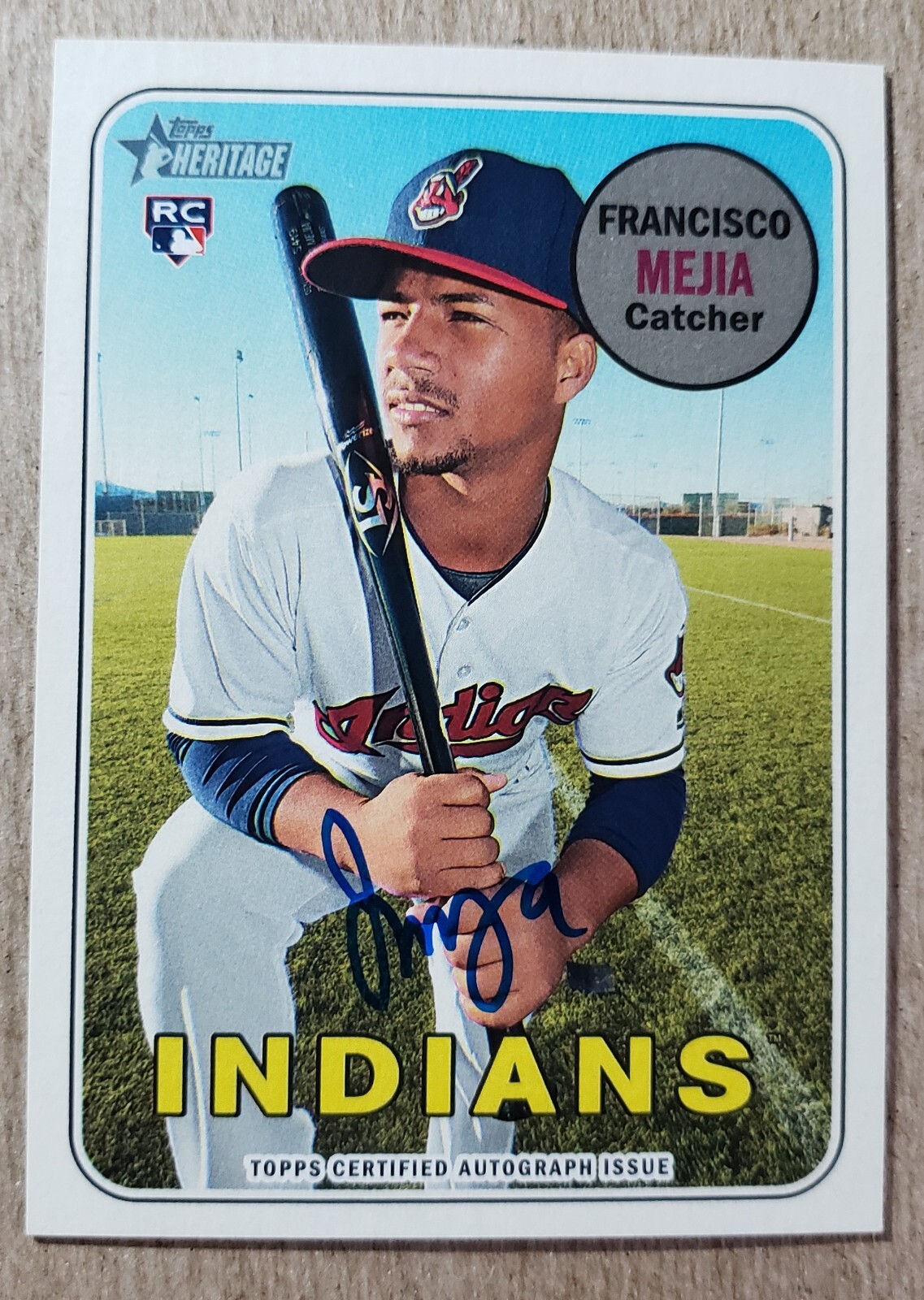 Francisco Mejia #ROA-FM 2018 Topps Heritage Baseball Real One Signatures