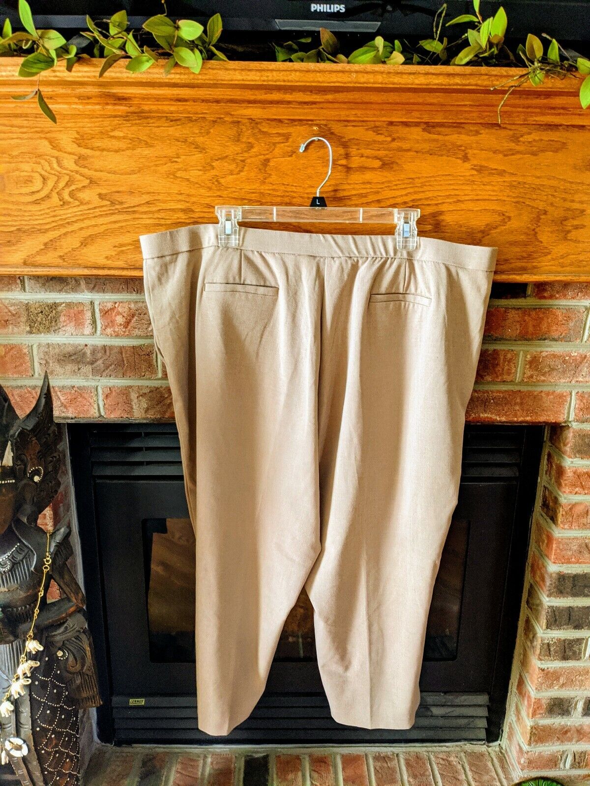 Sag Harbor brand tan Capri dress pants women's plus size 24w | eBay