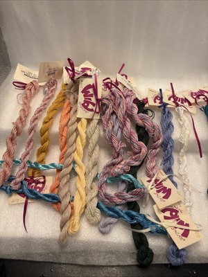 Lot 16 Sew Your Wild Threads Multi Color Yd Thread Skeins  Cotton Rayon