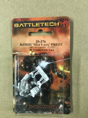Battletech Miniatures - Koshi ''Mist Lynx'' Prime - 20-376 - Iron Wind Metals