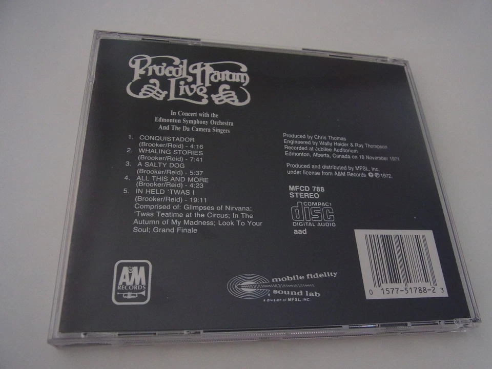 Procol Harum / Live MFSL CD - Bild 2 von 3