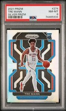 Tre Mann Prizm Silver RC Rookie PSA 8 (card 274) 2021/22