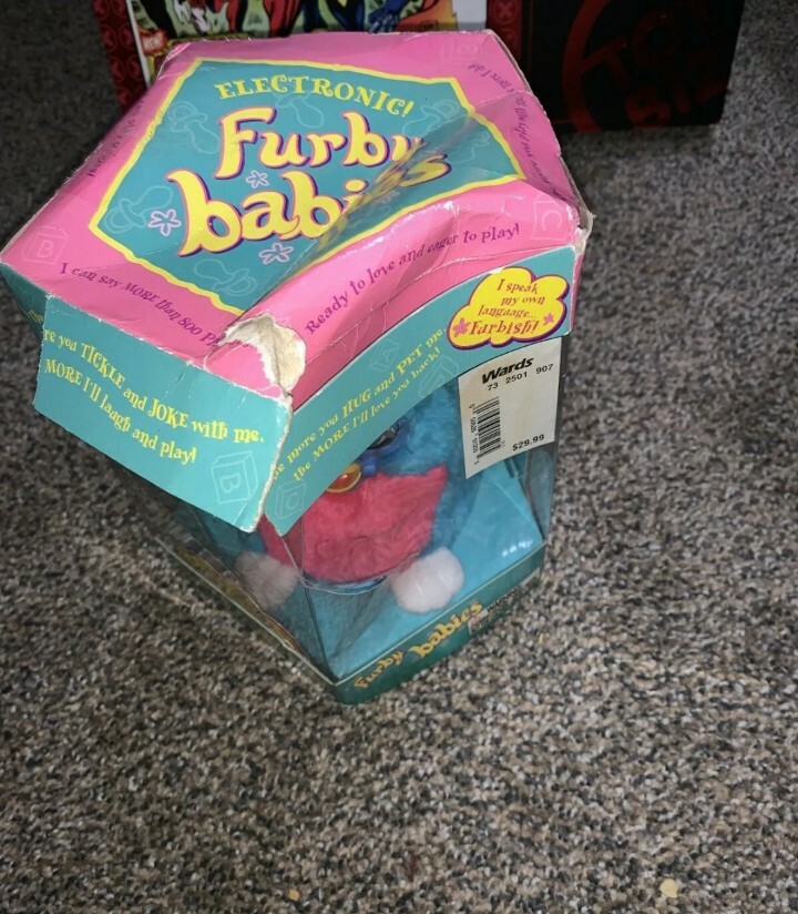 【初期】Furby・Furby baby◆水色 ジャンク 初期】Furby・Furby baby◇水色 ジャンク - メルカリ