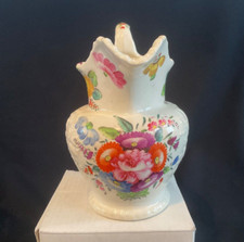 Antique RILEY China Milk Cream JUG.. 1830 Handpainted.  Excellent 5.5 inches