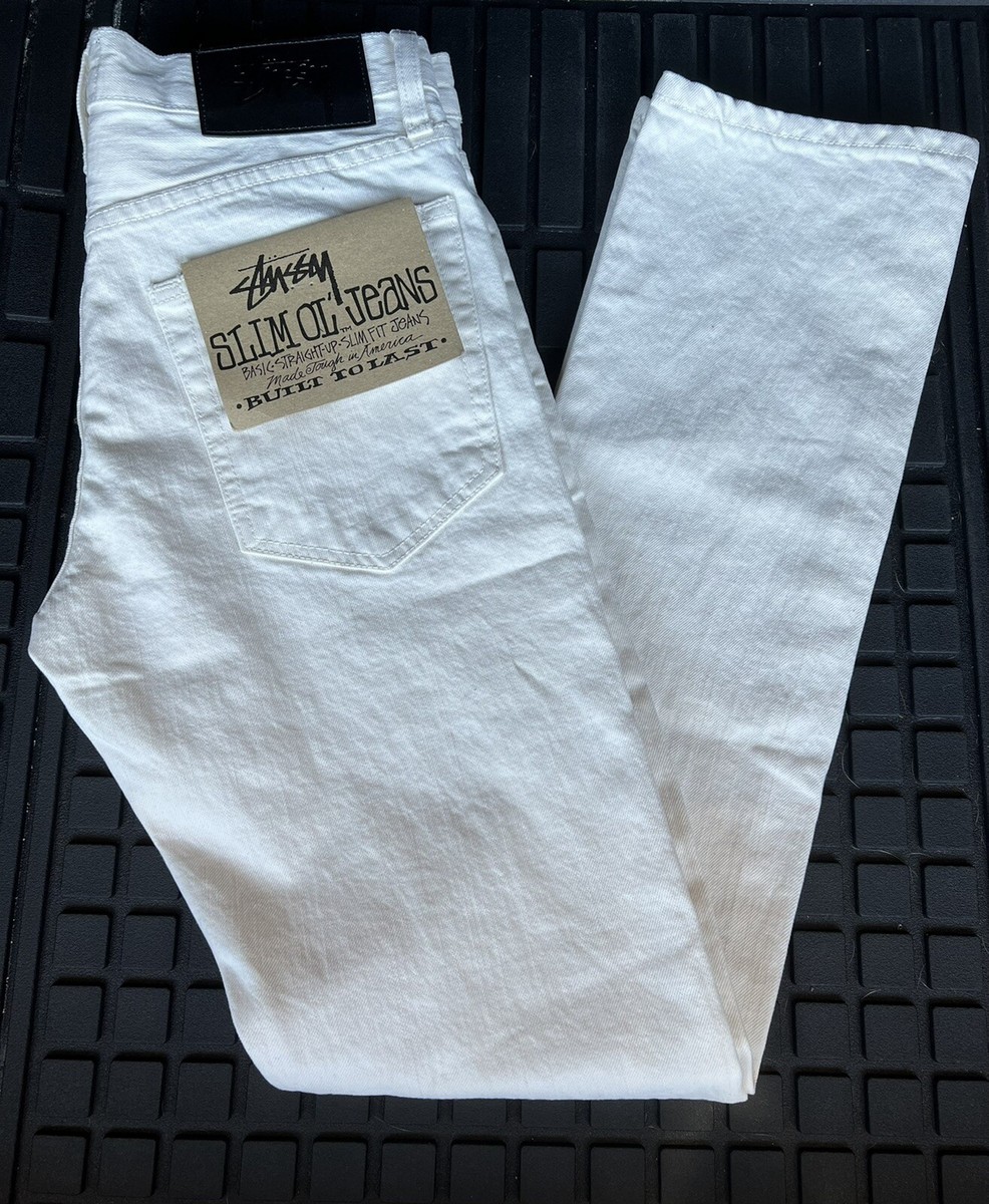 Original Stussy Women's Basic Straight-up Slim OL Fit Jeans Original Stussy Women's Basic Straight-up Slim OL Fit Jeans