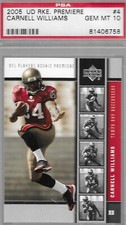 2005 Upper Deck Carnell Williams Rookie Premiere #4 PSA 10 San Francisco 49ers
