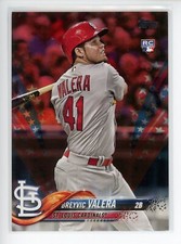 2018 Topps  Independence Day #459 Breyvic Valera RC Cardinals /76