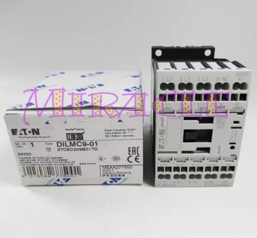 1PCS EATON MOELLER CONTACTOR DILMC9-01 XTCEC009B01TD 24VDC