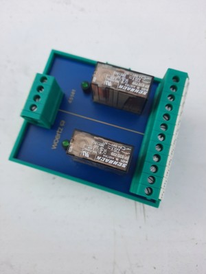 Woertz MPS 80 Terminal mit 2 Schrack Relais / S0NK 1378