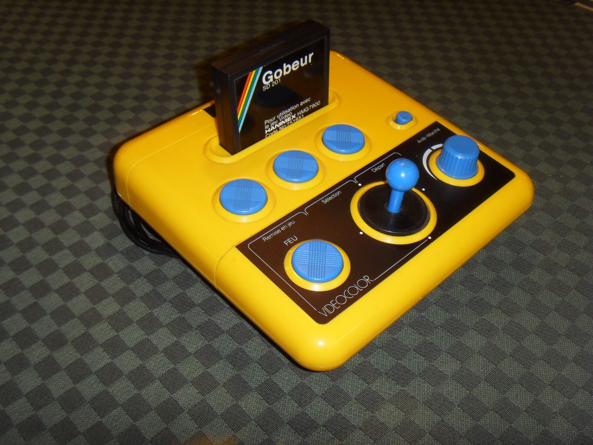 Console Hanimex HMG 7900 – Fonctionnelle – Dans Sa Boîte – Style Pac-Man