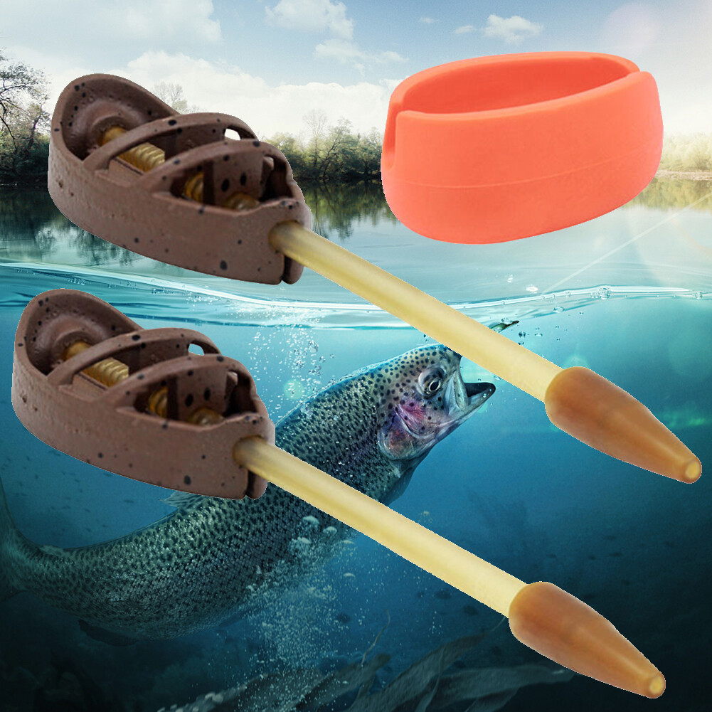 Set Di 3 Alimentatori Per Pesca Alla Carpa Con Stampo A - Foto 9