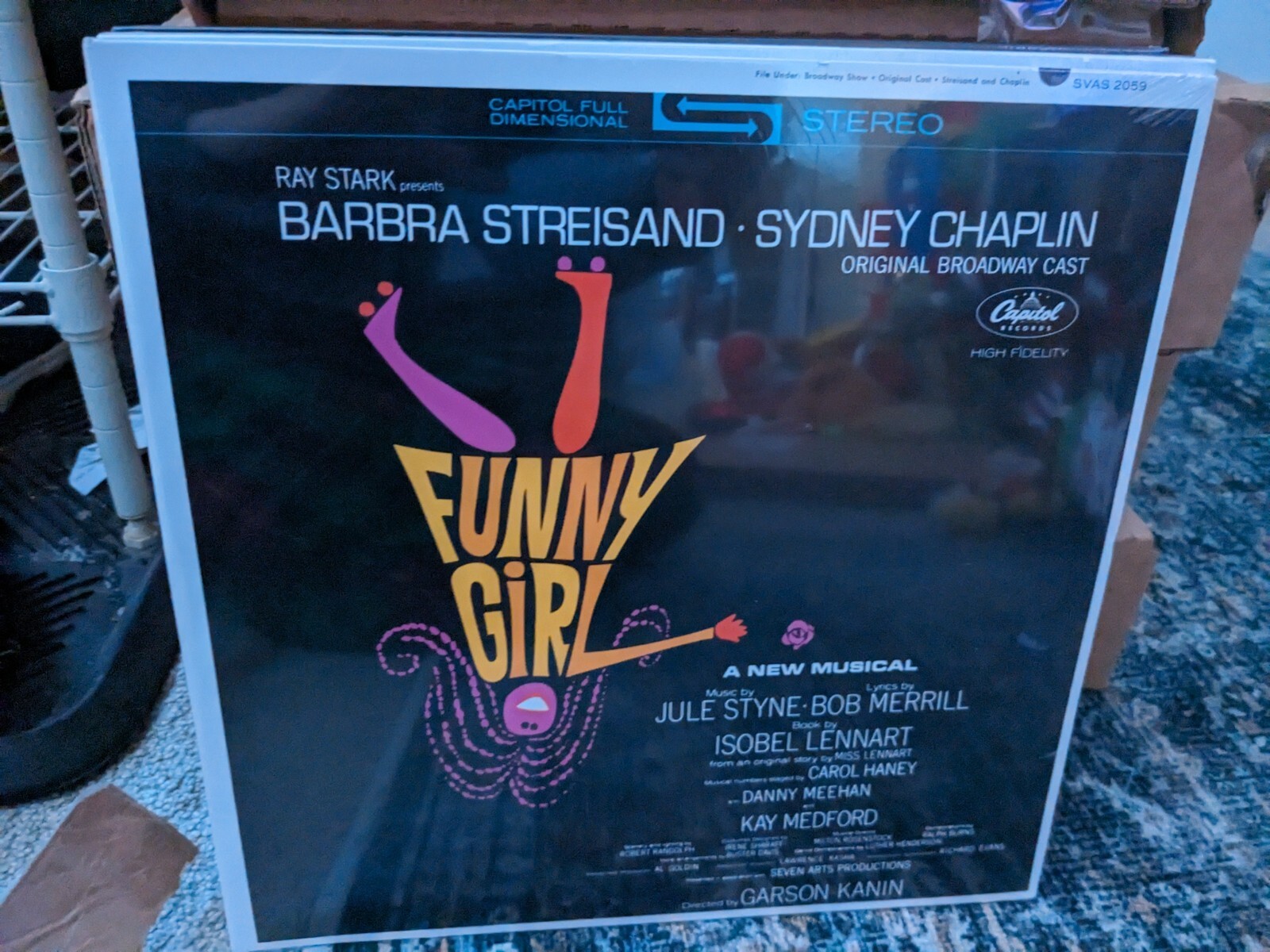 Новое переиздание саундтрека к БРОДВЕЙСКОМУ фильму Забавная девчонка на виниле!! Барбара Стрейзанд