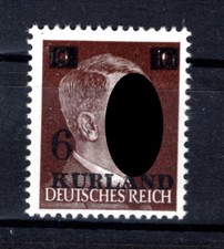 Kurland 2vzIV tadellos ** MNH POSTFRISCH BPP 130EUR (L4930