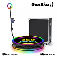 360 Photo Booth, Video Booth, 100cm 39" & Flightcase (1-5 people)