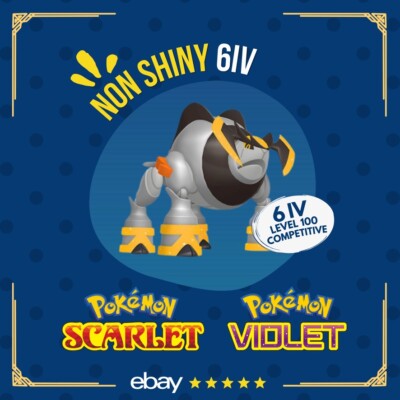 Iron Boulder 6 IV Competitive Battle Customizable OT Pokémon Scarlet Violet