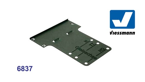 VIESSMANN 6837 Placas de Fijación para Señales Hobby, 5 Piezas... EMBALAJE ORIGINAL, ¡NUEVO! | Zustand: Neu