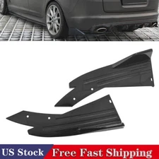 Car Rear Bumper Lip Side Splitter Diffuser Spoiler Gloss Black Body Kit