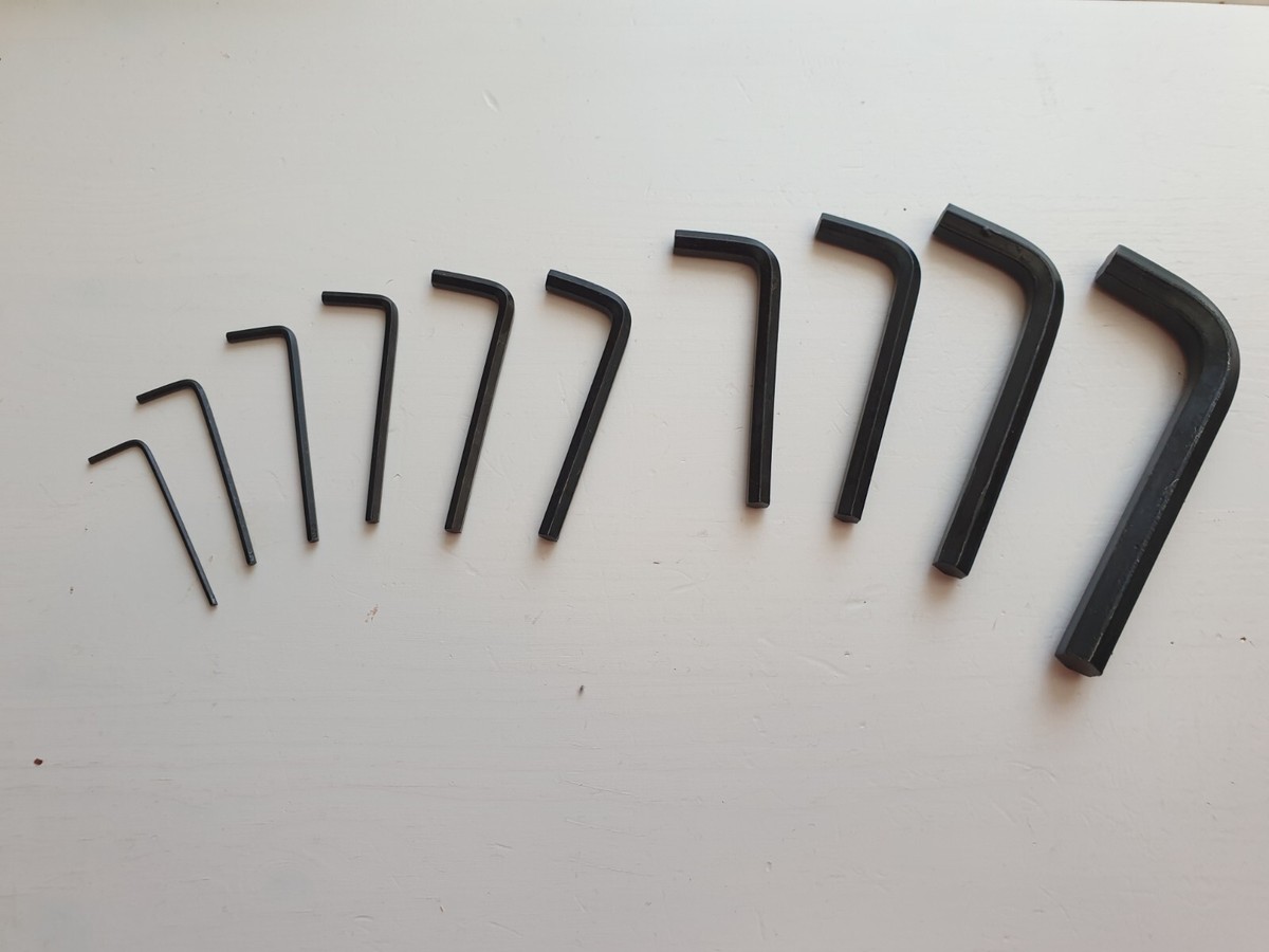 2 Sets 8-in-1 Allen Wrench Kit | Stainless Steel L-Shape Hex Keys | Metric Sizes 1.5-6mm | Rust Resistant Tools