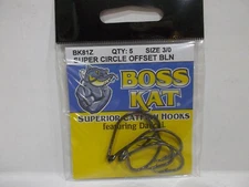 Boss Kat Super Circle Offset BLN fishing hooks BK81Z Choose your size! NIP
