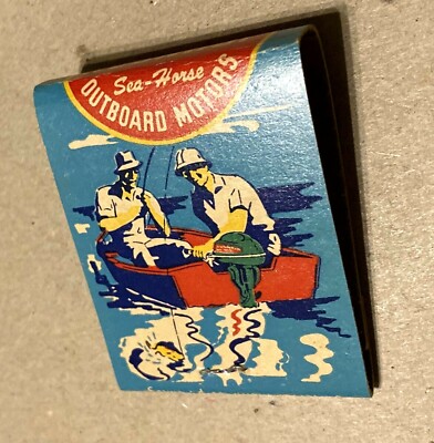 Vintage 1950 s NOS Johnson Sea-horse Outboard Motors Match Book Matches Ad