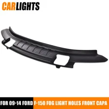 Front Valance Bumper W/ Fog Light Holes Smooth Fit For 2009-14 Ford F-150 Pickup