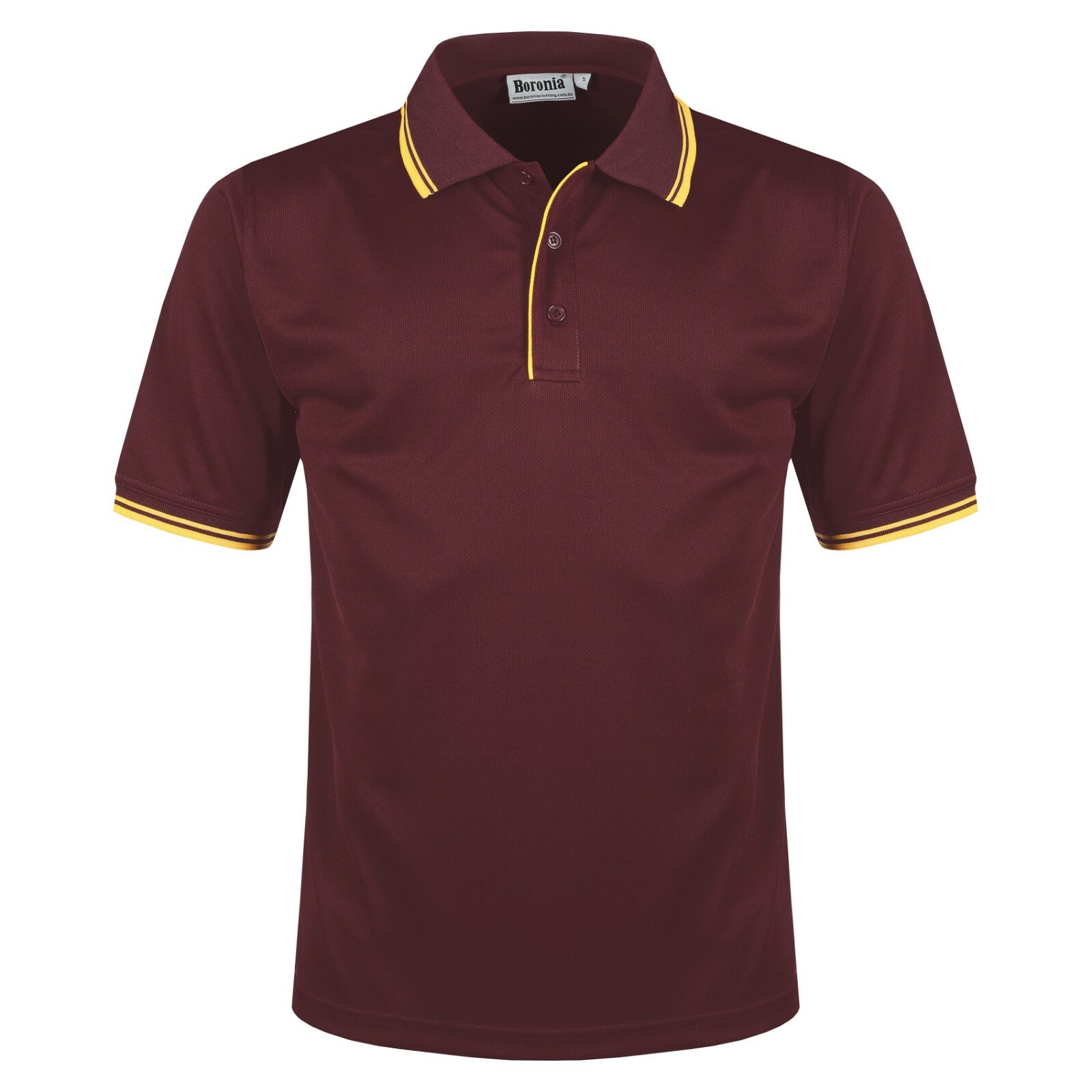 New Mens Polo Shirts Tipped Breathable Short Sleeve Sports Anti