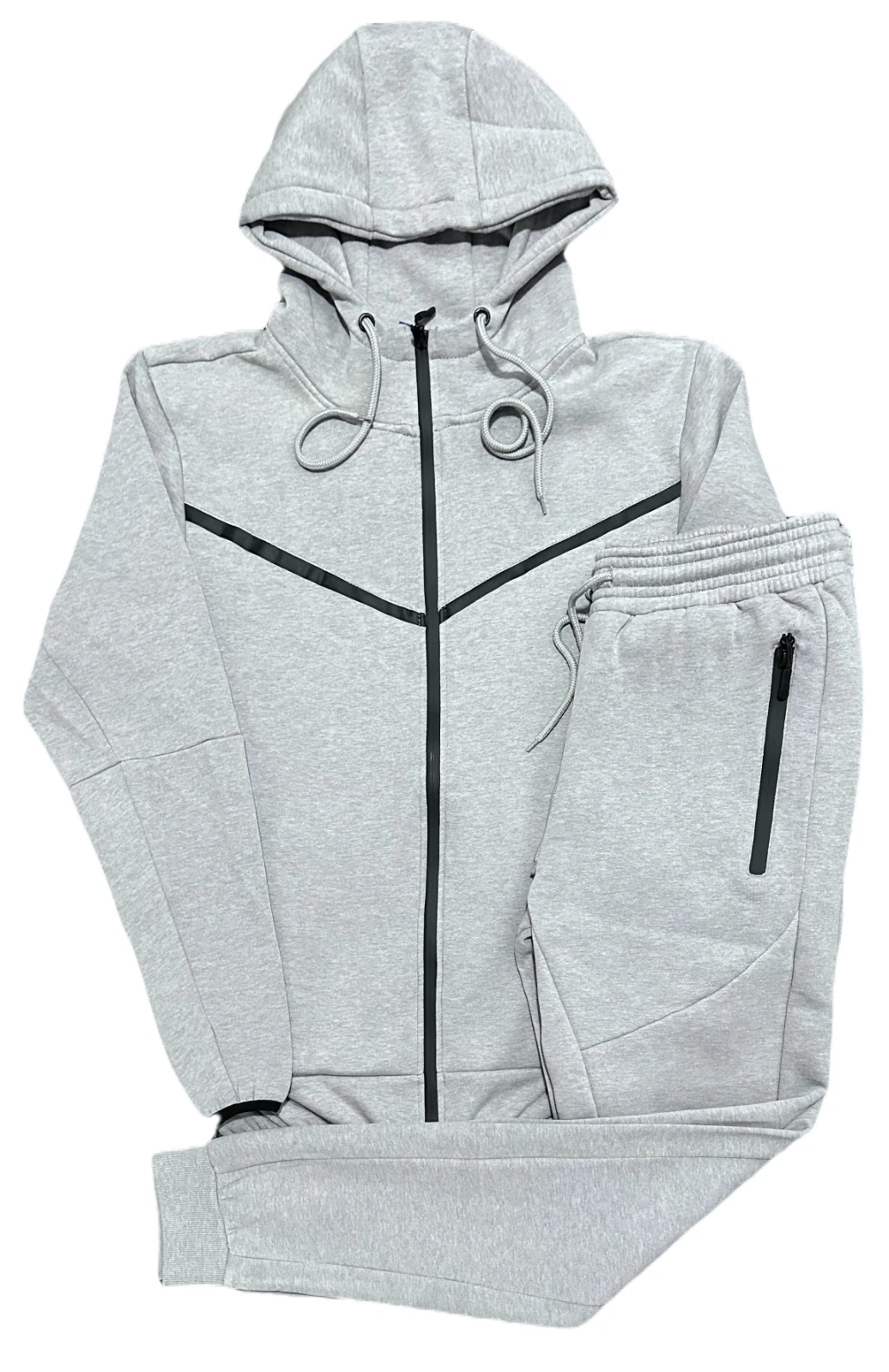 Men's Tech Sweatsuit Fleece Jogger Suit Warm Heavy Material