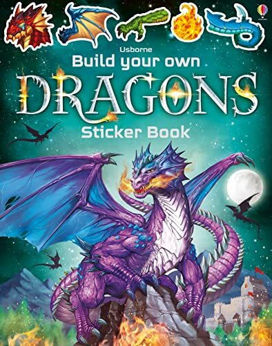 Build Your Own Dragons Sticker Book (Build Your Own Sticker Book): 1 By Simon T