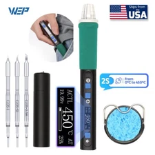 WEP 928D IV Portable Corded Soldering Iron Kit 60W Precision For Car Out Repair