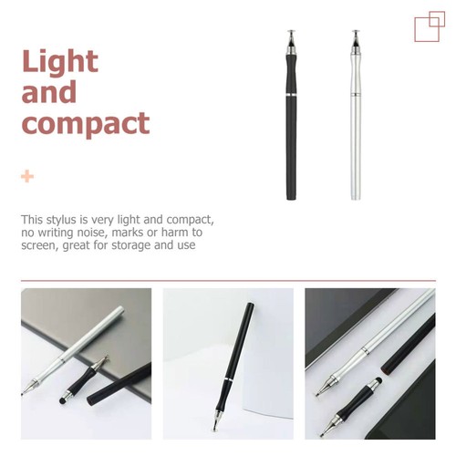 2 Pcs Capacitive Stylus Sensitivity Pen Drawing for Tablet Touchscreen - Photo 2 sur 12