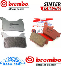 KIT PASTIGLIE FRENO BREMBO ANTERIORE POSTERIORE APRILIA SXV 550 2009 2010 2011