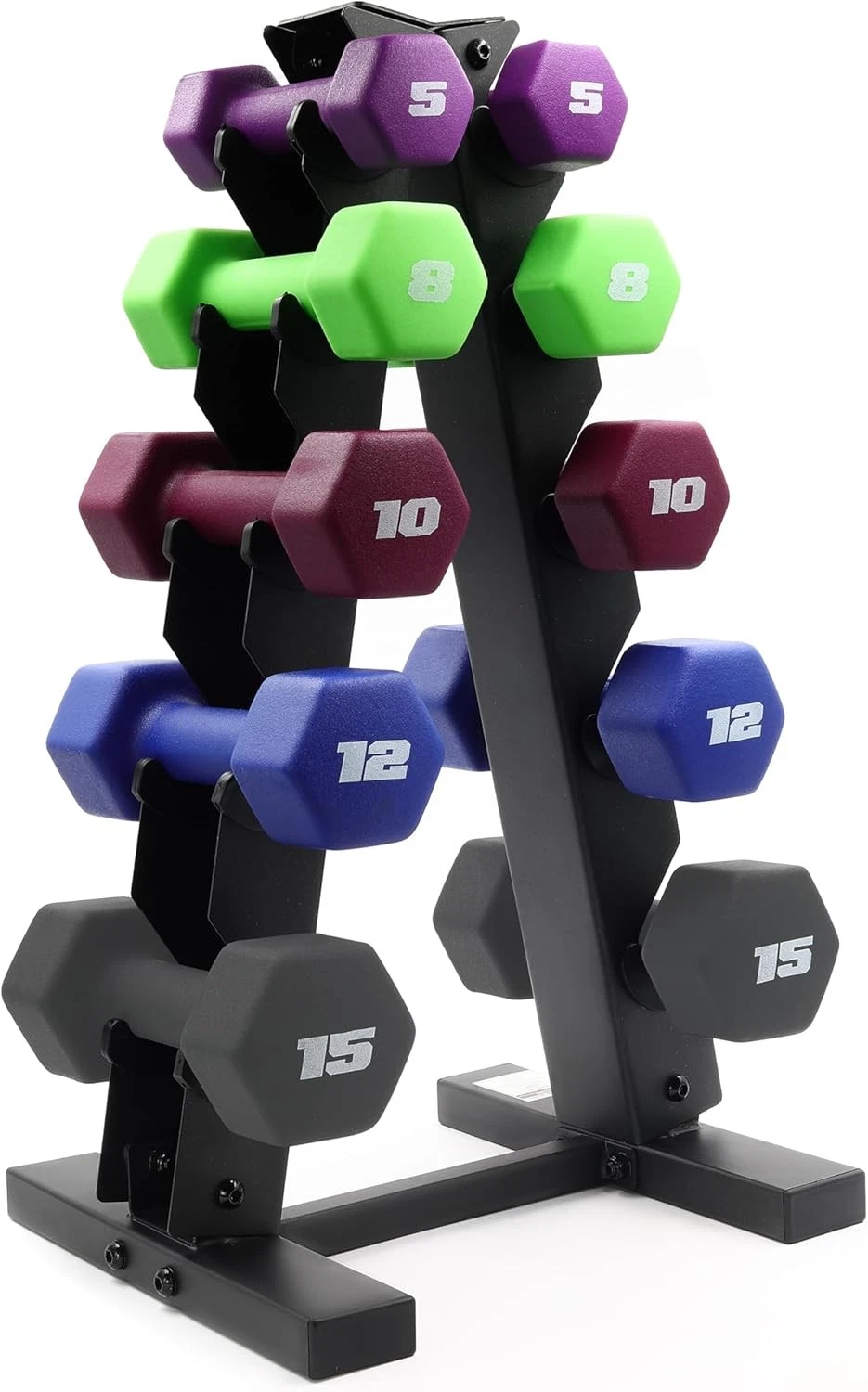 CAP Barbell Neoprene Dumbbell Weights Pairs Sets Colors