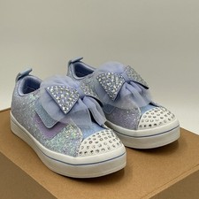 Skechers Twi-Lites 2.0 314382L-PERI Sneakers Girls 12M Blue Casual Shoes Eby3544