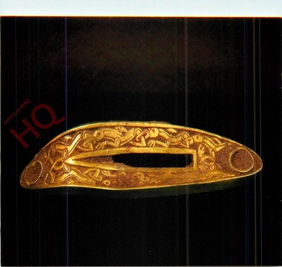 Ansichtskarte -: Der Staffordshire Hort, Dolchgriffplatte