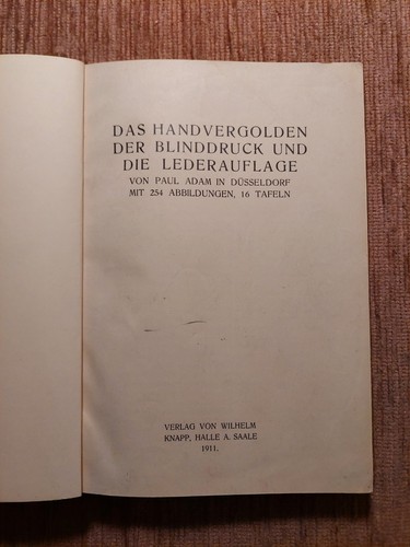 Paul Adam HANDVERGOLDEN + MARMORIEREN 24 Papiermuster BUCHBINDEREI Buchbinder - Picture 3 of 24