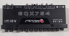 Stetsom EQX764 EQ Graphic Equalizer 7 Band Equalization