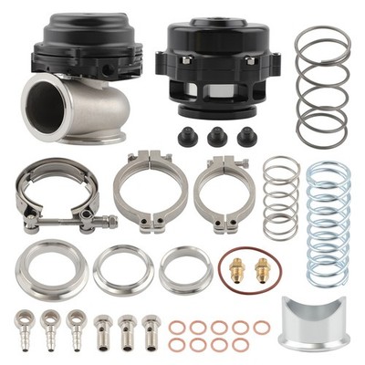 50mm BOV Blow Off Valve + 44mm V-Band External Turbo Wastegate +