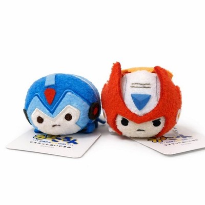 Mega Man X Capukoron Plush Toy Game Mascot Set X & Zero COPCOM STORE Japan New