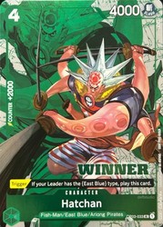 Hatchan OP03-033 Winner Pack Vol. 6 One Piece TCG Promo Foil