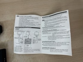 Vintage Sega Dreamcast VGA Box HKT-8100 Japan Official Adapter with Box & Manual