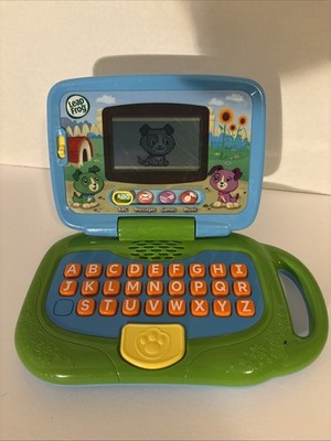 Leap Frog My Own Leaptop Blue & Green Toddler Educational Toys Works Great
