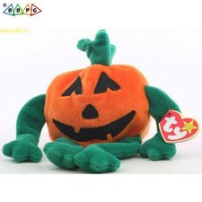 Vintage TY Beanie Babies Pumkin' the Pumpkin Halloween Plush Toy w/Hang Tag Mint