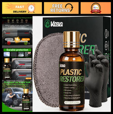 Plastic Restorer for Cars, Black Trim Restorer Car Plastic Restorers Black Cryst