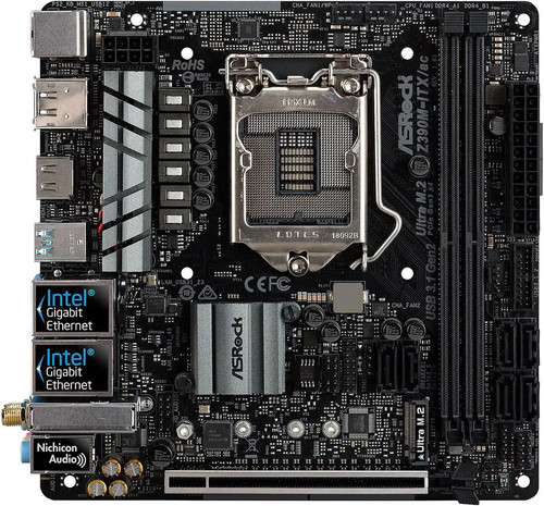 ASRock Z390M-ITX/ac LGA 1151 (300 Series) Intel Z390 Mini ITX Intel Motherboard - Picture 4 of 8