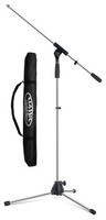 Set Profi Dj Pa Mikrofon StäNder Tasche Stativ BüHnen Stand Chrom Galgen Gesang