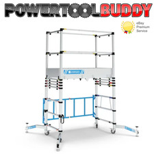 Scaffolding Adjustable Telescopic ZARGES Tower 4m - 3min Set Up TT002