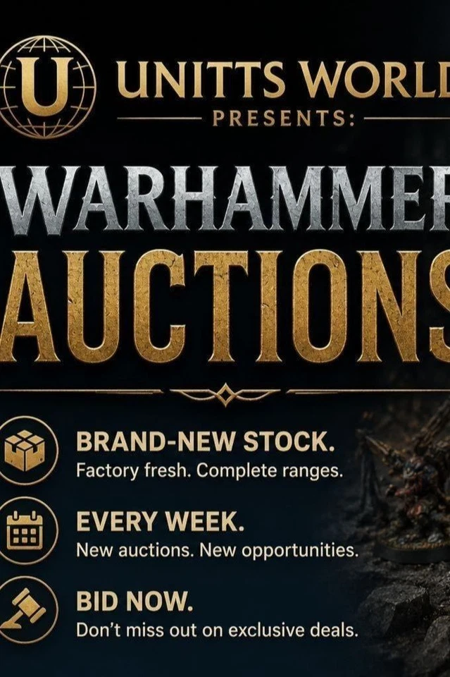 Warhammer Auctions!!!  Brand New Products!